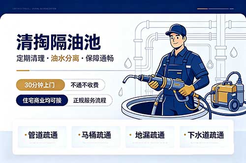 海口清掏隔油池